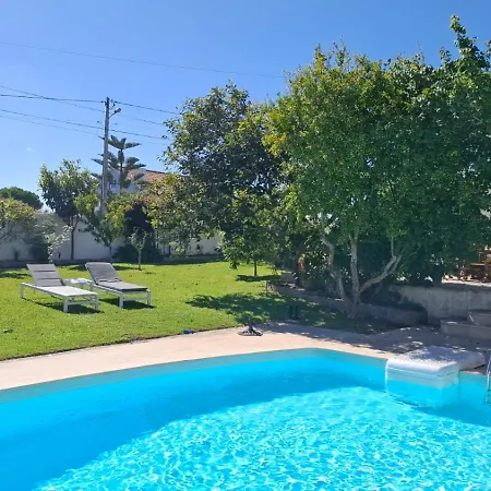 Villa Casa Do Patio - Tres Charmante 12 Personnes 5ch Avec Piscine São Bartolomeu