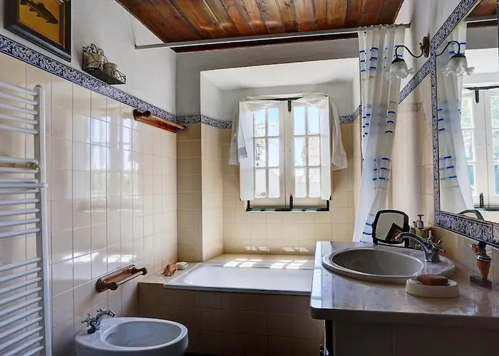 Villa Casa Do Patio - Très Charmante 12 Personnes 5ch Avec Piscine São Bartolomeu