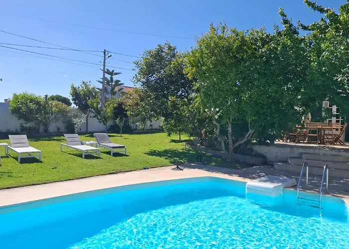 Villa Casa Do Patio - Très Charmante 12 Personnes 5ch Avec Piscine São Bartolomeu